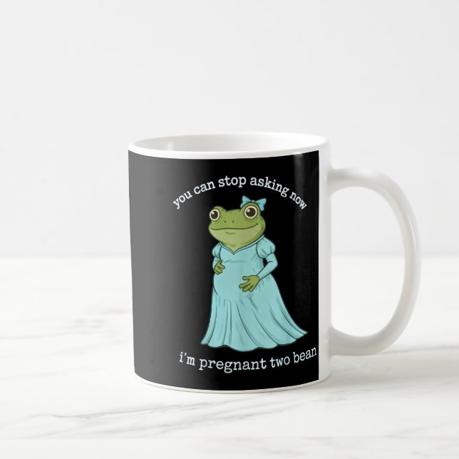 Mug Funny Frog Pregnancy Announcement Medieval Pregnan (Droite)