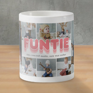 Mug Funny Funtie Tante Photo Collage