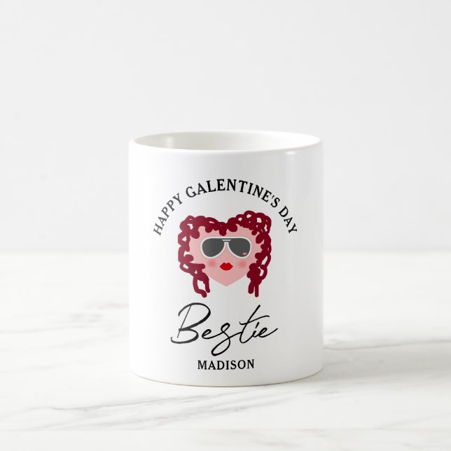 Mug Funny Galentine Girl Friendship Hearts Valentines (Centre)