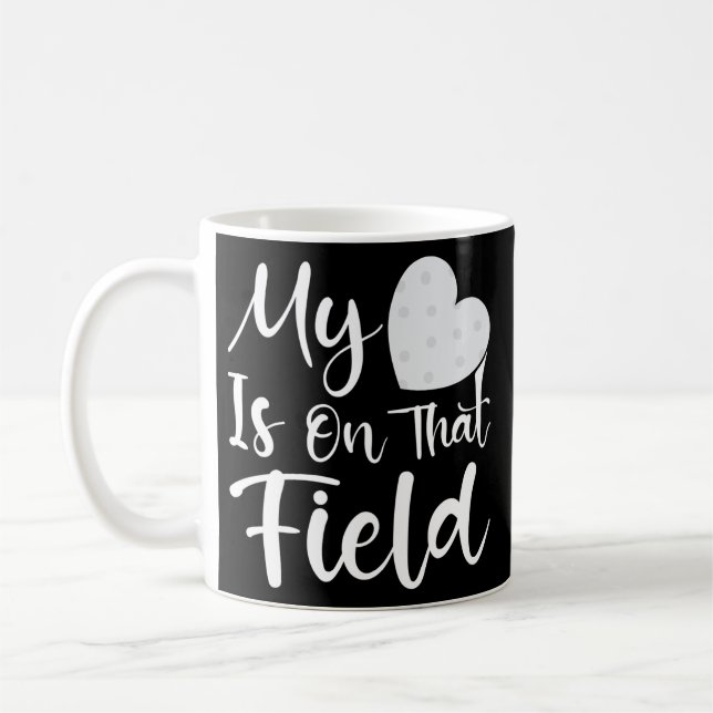 Mug Funny Golf Papa Mon Coeur Est Sur Ce Terrain Golf  (Gauche)