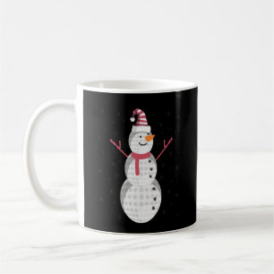Mug Funny Golf Snowman Noël Nouvel An Cadeau