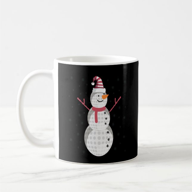 Mug Funny Golf Snowman Noël Nouvel An Cadeau (Gauche)