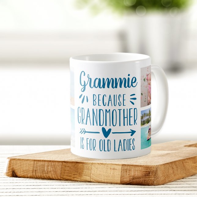 Mug Funny Grammie Grandchildren Noms et collection pho (Créateur téléchargé)