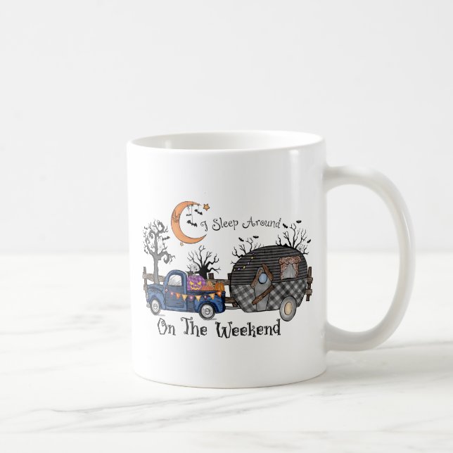 Mug Funny Halloween Camping (Droite)