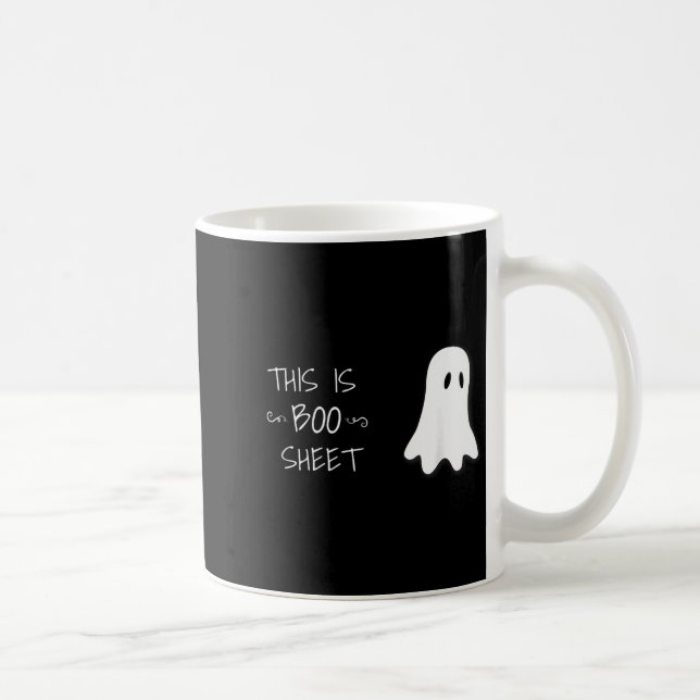 Mug Funny Halloween Ghost This Is Boo Sheet  (Droite)
