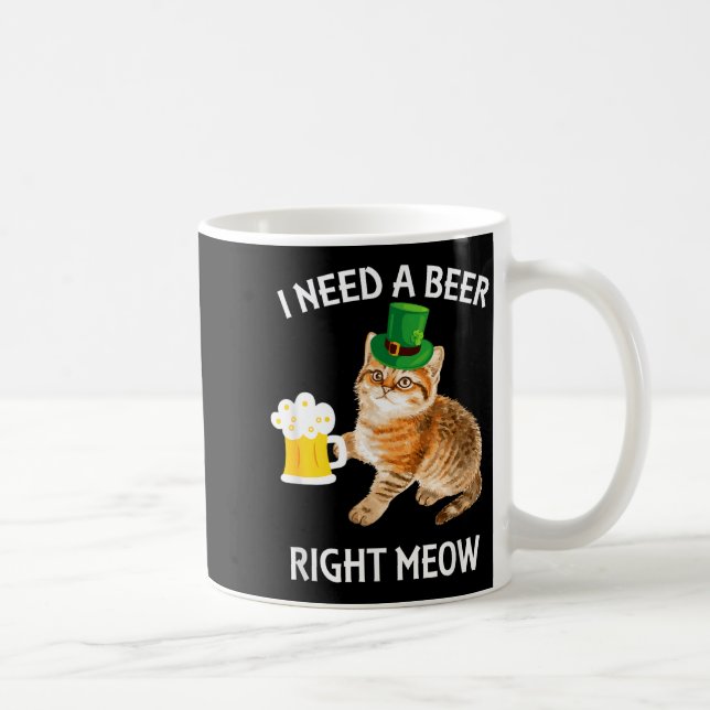 Mug Funny Irish Beer Cat St Patricks Day Drinking With (Droite)