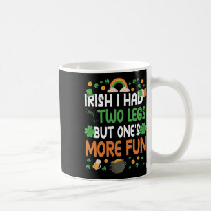 Mug Funny Leg Amputee Survivor St. Patricks Day Costum
