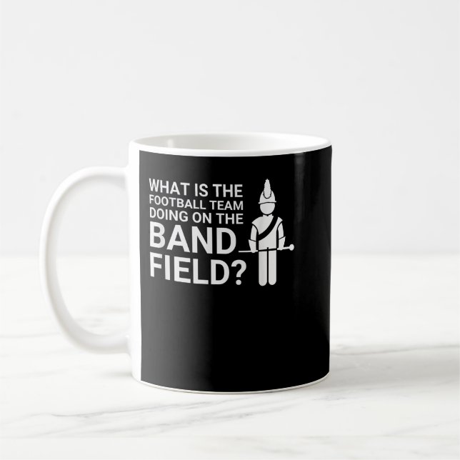 Mug Funny Marching Band Field Funny Clarinet Tuba Drum (Gauche)