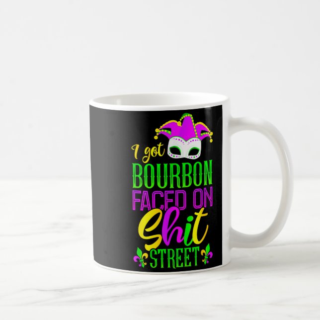 Mug Funny Mardi Gras Bourbon Street , New Orleans Drin (Droite)