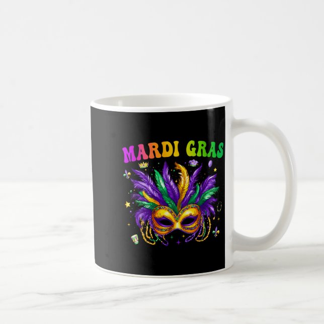 Mug Funny Mardi Gras Parade Outfit Jester Hat Men Wome (Droite)