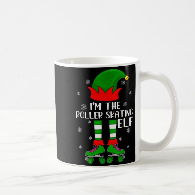 Mug Funny Matching Group The Roller Skating Elf Christ (Droite)