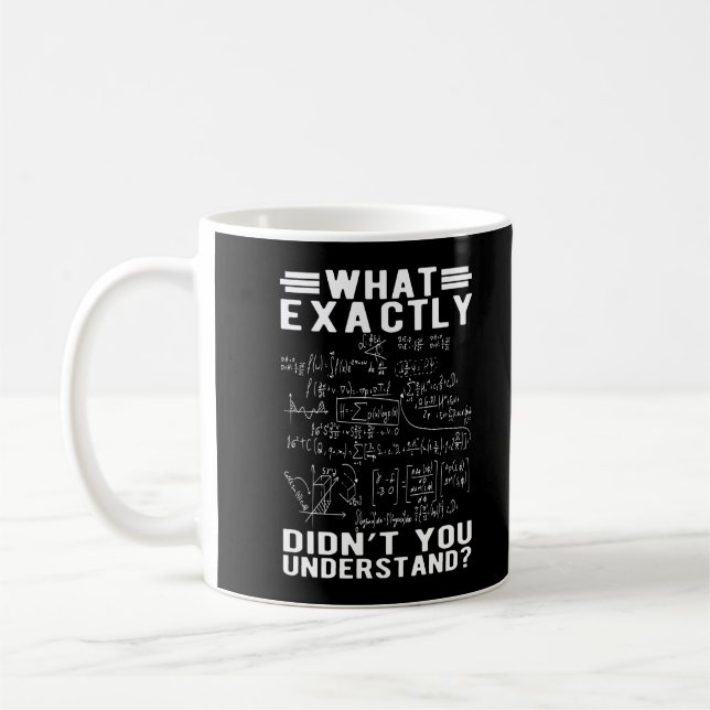 Mug Funny Mathématicien Physique Enseignant Sciences N (Gauche)