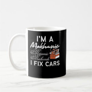 Mug Funny Mécanique I Fixe Voiture