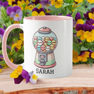 Mug Funny Mignonne machine à godeball, Nom d'enfant pe