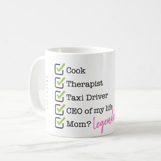Mug Funny Mom Checklist