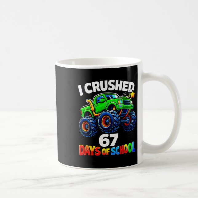 Mug Funny Monster Truck Six Seven Meme Boys Kids Schoo (Droite)