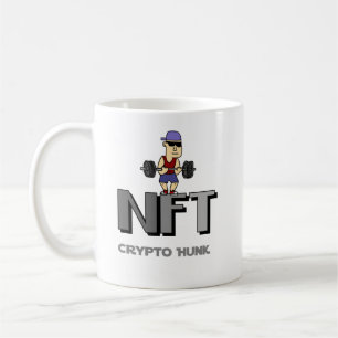 Mug Funny NFT Collector Crypto Hunk Poids Lifter Pun