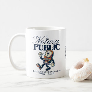 Mug Funny Notaire Public - Certifié Cadeau Humour Nota