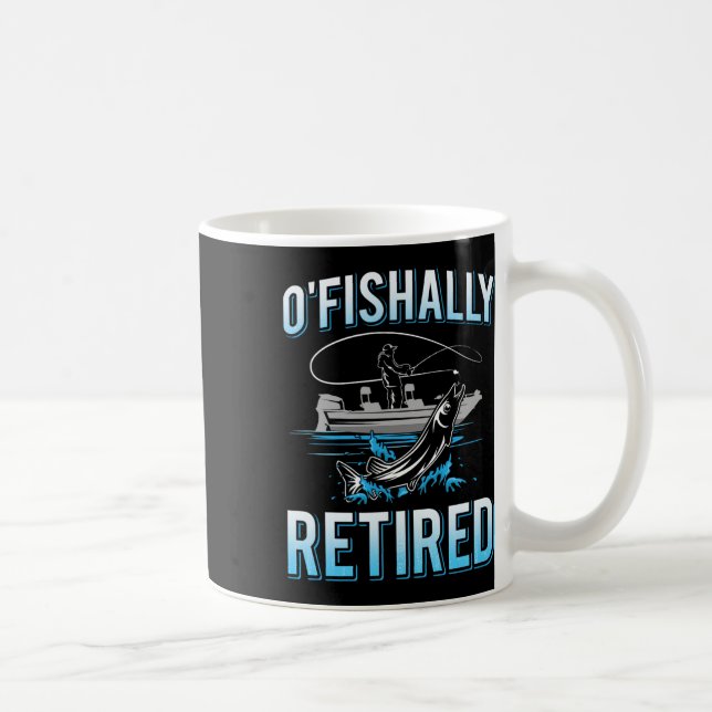 Mug Funny O'fish Retraité Tee Pour Retraité Pêche M (Droite)
