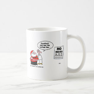 Mug Funny Optométriste et Père Noël Christmas mignon C