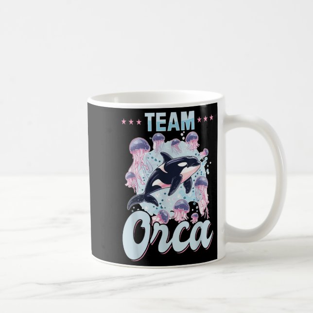 Mug Funny Orca Animal Team Orca (Droite)