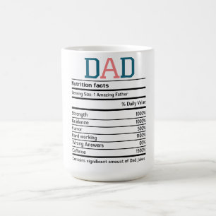 Mug Funny Papa Nutrition Facts