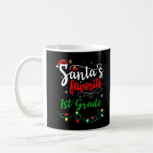 Mug Funny Père Noël Favori Enseignant 1ère année cadea