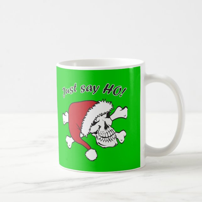 Mug Funny Père Noël Skull (Droite)