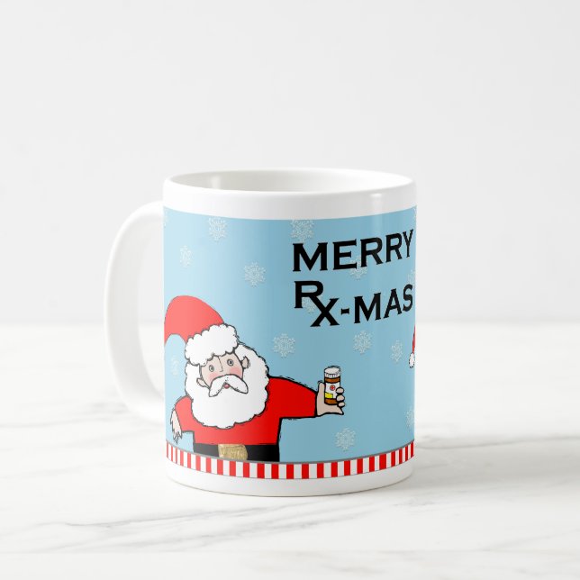 Mug Funny Pharmist Christmas (Devant gauche)