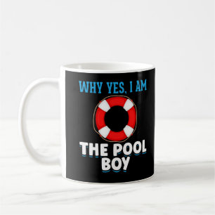 Mug Funny Pool Humour de nageur garçon