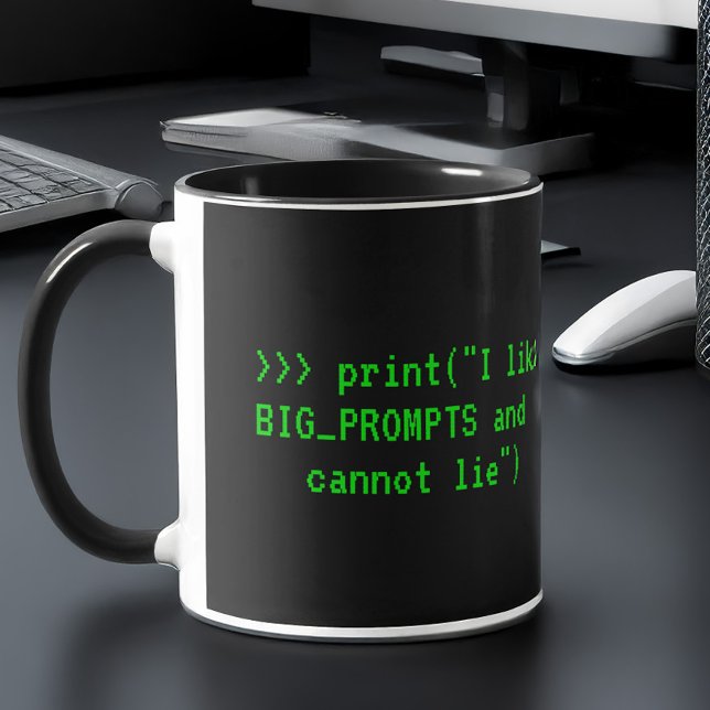 Mug Funny Python Developer (Créateur téléchargé)