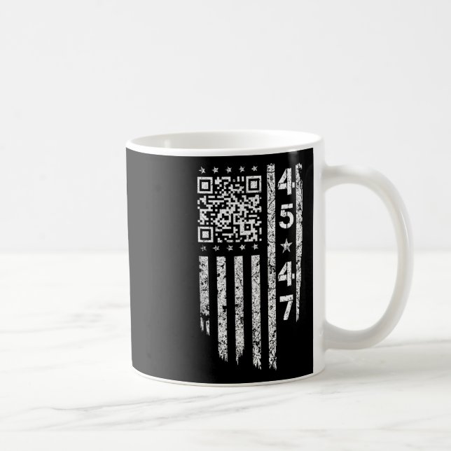 Mug Funny Qr He back Président Trump Code (Droite)