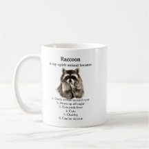 Funny Raccoon Spirit Humour animal