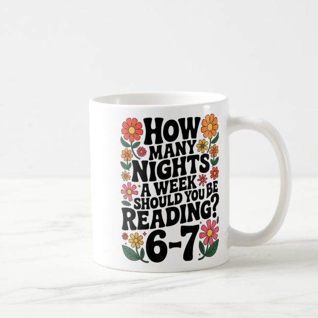 Mug Funny Reading 6 7 Six Seven Meme Englieacher Book  (Droite)