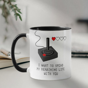Mug Funny Retro Gamer Valentine Love