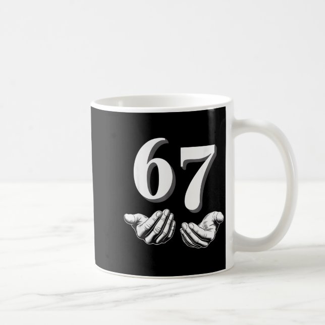 Mug Funny Six Seven 6 7 Meme Men Women Kids  (Droite)