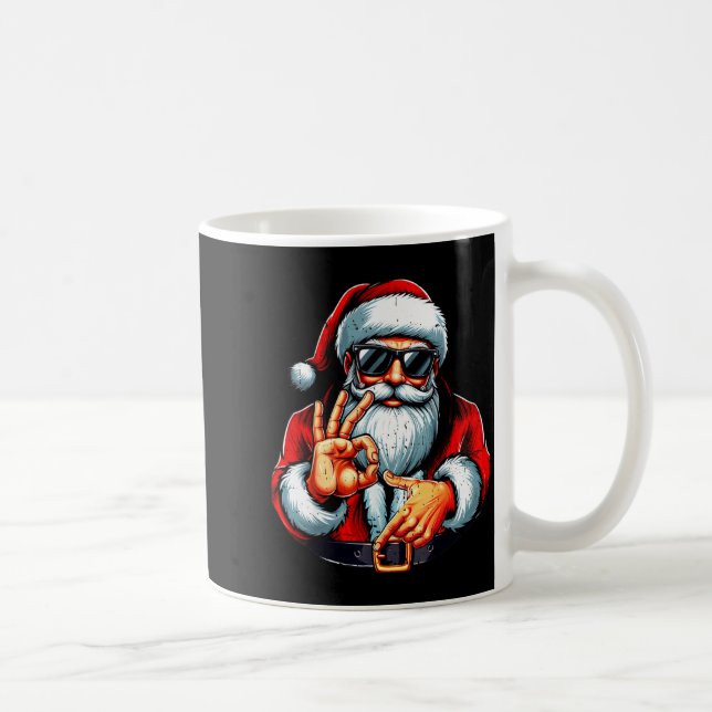 Mug Funny Six Seven 6 7 Meme Santa Christmas Shirt Men (Droite)