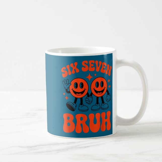 Mug Funny Six Seven 6 7 Meme Valentine Hearts Valentin (Droite)