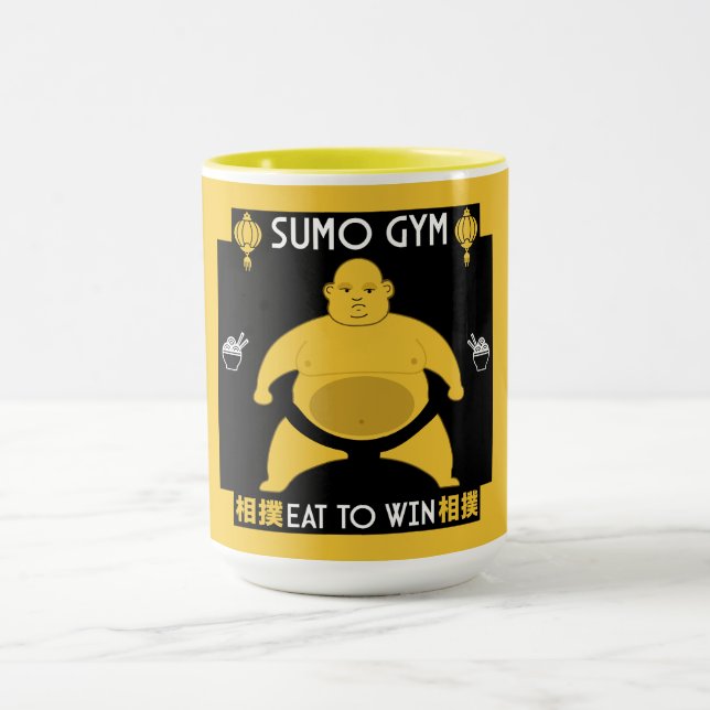 Mug Funny Sumo Wrestler (Centre)
