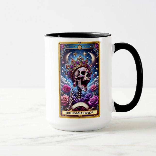 Mug Funny Tarot Card/The Drama Queen (Droite)