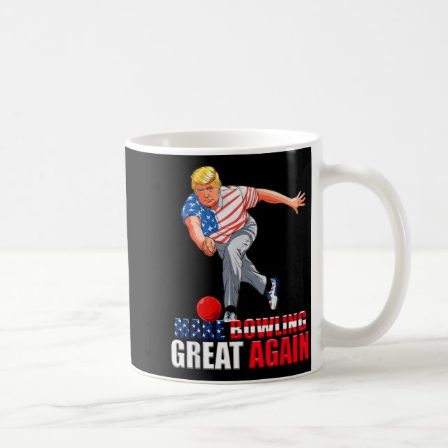 Mug Funny Trump Bowling Make Bowling Great Again  (Droite)