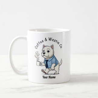 Mug Funny West Highland Whit Dog Business Suit Coffee