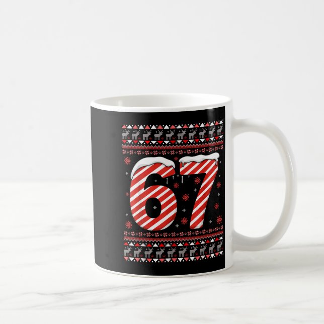 Mug Funny Xmas 67 Six Seven Meme Gen Alpha Slang Chris (Droite)