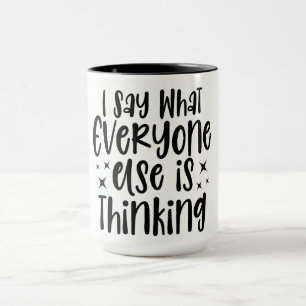 Mug für den Direktdenker Tasse