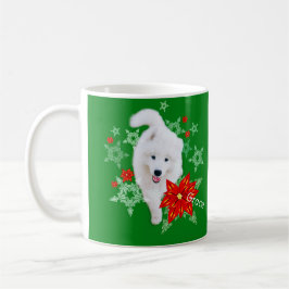 Mug Furry Christmas Chien Samoyed personnalisé