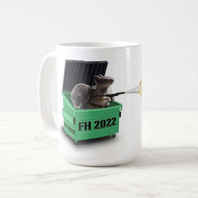 Mug Fusillade incendie de la poubelle (Devant gauche)