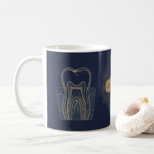 Mug Futur Dentiste Dent S Anatomique Vintage Dentair