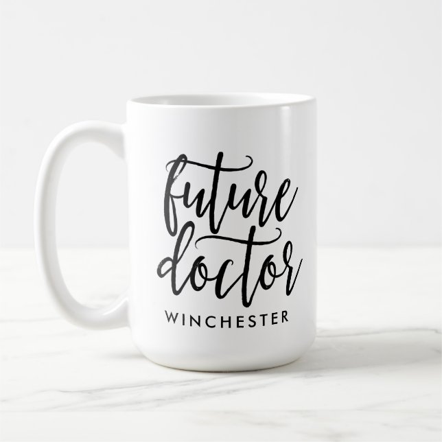 Mug Futur docteur manuscrit (Gauche)