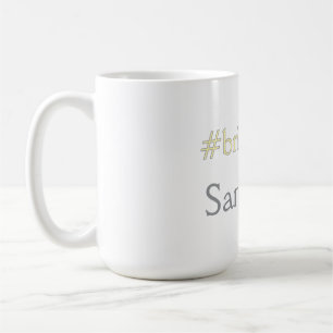 Mug futur mariée hashtag enterrement de vie de jeune f