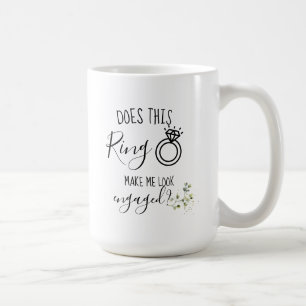 Mug Futur Mme Greenery Fiançailles Don, Mariée à être